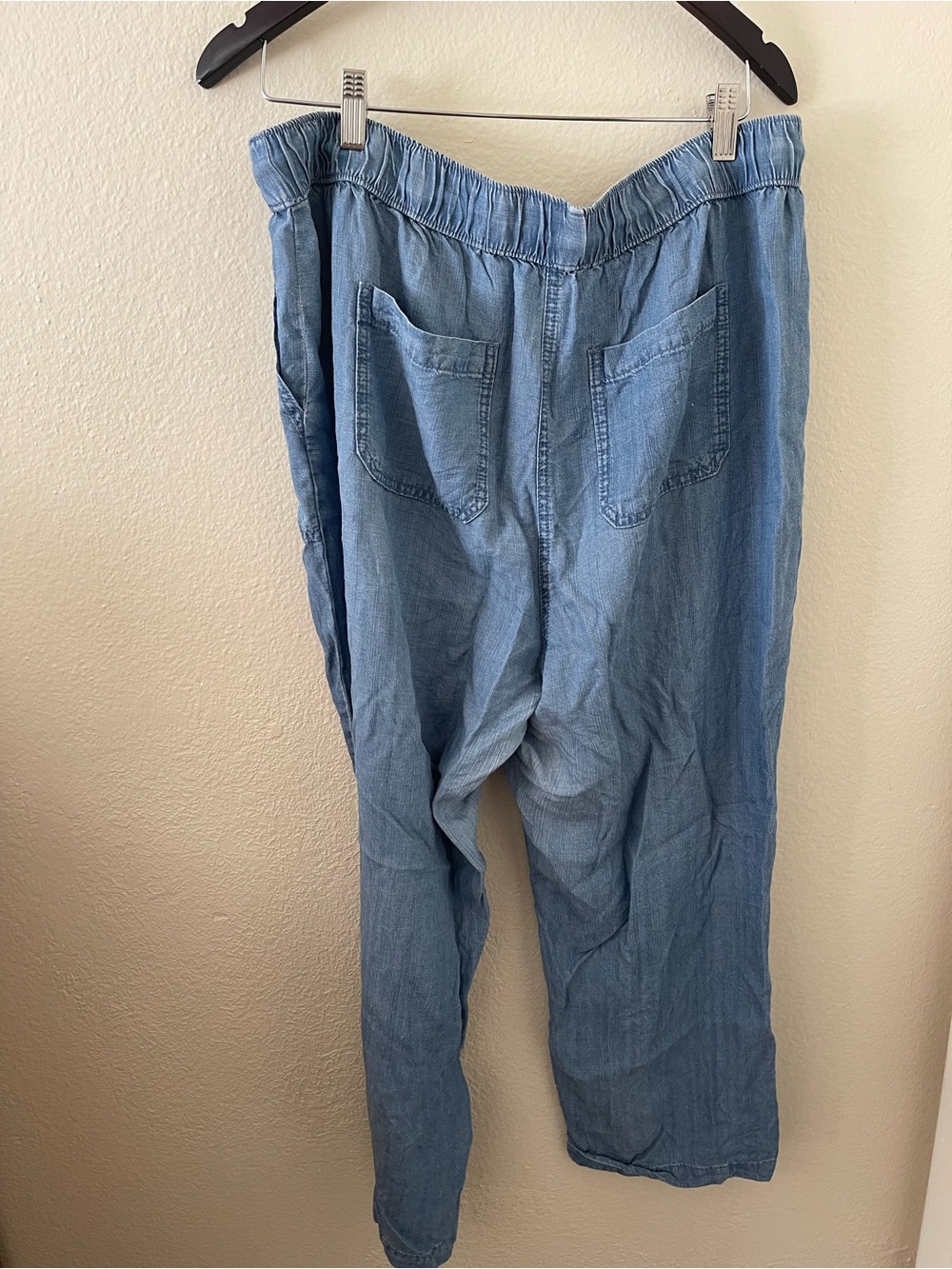 Chambray drawstring pants - Picture 4 of 4